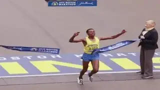 Marathon winner during Boston bombing victorious again