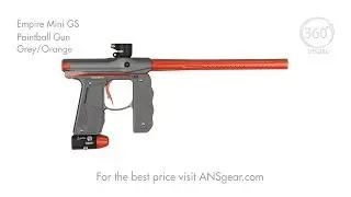 Empire Mini GS Paintball Gun - Grey/Orange - Visual 360