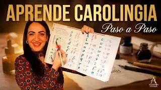 Aprende Caligrafía Carolingia Paso a Paso ✍️