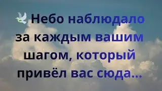 🕊️ Небеса наблюдали за каждым вашим шагом, который привёл вас сюда...