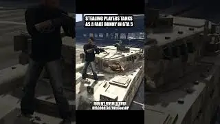 Stealing a Tank as a Fake Rabbit in GTA 5 #gta5rp