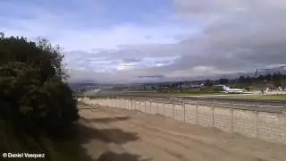 Aterrizaje B747-4F de Cargolux en Latacunga