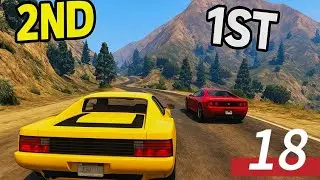 I am racing on mountains, who win? (GTA San Andreas mobile) Gameplay #18