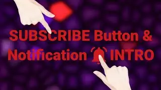 How To Make A Personalized Subscribe Button and Notification Bell INTRO (Green Screen Kinemaster)