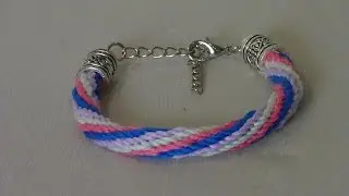 Pulsera Kumihimo 16 hebras método rotatorio (2)