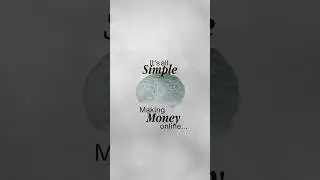 It's all simple... making money online 🧠 #affiliatemarketing