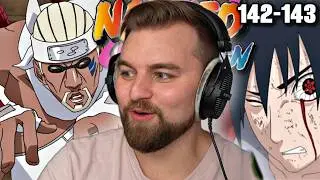 SASUKE VS. KILLER BEE 🎶 | Naruto Noob Reacts to Shippuden Episodes 142 & 143