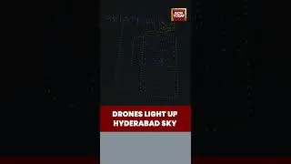 Spectacular Drone Show Lights Up Wings India 2026 at Begumpet Airport, Hyderabad | #hyderabadnews