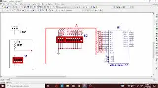 Tutorial MULTISIM 7 (1/4) RAM desde cero - Preparando el BUS de direcciones