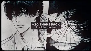 +20 SHAKE PACK IN ALIGHT MOTION + QR CODE