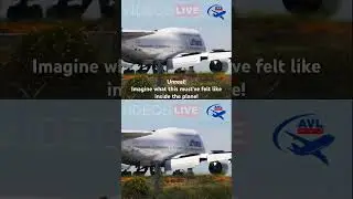 ABORTED Hard Landing at LAX &ndash; Lufthansa 747-8 BOUNCES on runway!  Original video: @AIRLINEVIDEOS
