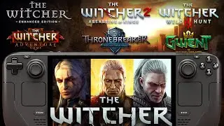 ALL The Witcher Games Tested On Steam Deck: FULL Franchise Collection Performance Showcase