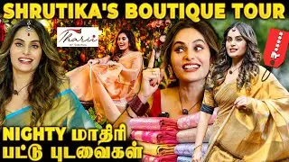 Shrutika's Tharii Festival Silk Sarees😍1st Exclusive Sneak Peek💖