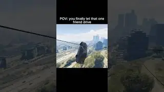 Never letting bro drive again💀 #shorts #gta5 #gtastunts
