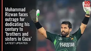 Muhammad Rizwan faces outrage for dedicating his century to &lsquo;brothers and sisters in Gaza&rsquo;