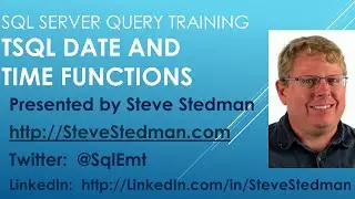 TSQL Date and Time Functions