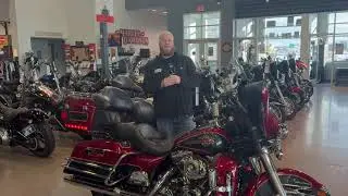 Harley-Davidson Electra Glide Ultra Classic 2007 года — красный с чёрным перламутровым отливом | ...