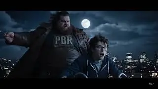 Harry Potter: Chase in the Night Sky | Shot by AI