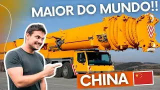 MAIOR GUINDASTE DO MUNDO XCMG - FUI NA FABRICA NA CHINA