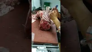 DESHUESANDO UN LOMO DE TERNERA.