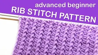 Easy 2-Row Rib Knitting Pattern | Fast, Beautiful & Beginner Friendly