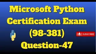 python certification exam Question-47
