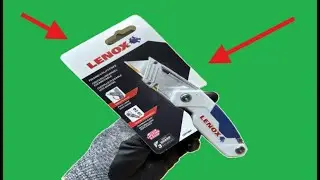 Lenox folding Utility knife Unboxing and testing / LXHT10601 / ASMR