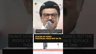Stalin counters Vijay: 'Real contest is for second, not first'