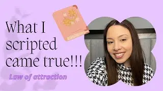 Looking back at my scripting journal to see whats manifested! |Law of attraction| Manifest 101