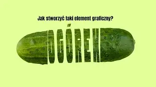 Ciekawa forma graficzna napisu - możliwości Canva