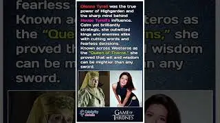 Olenna Tyrell &ndash; The Queen of Thorns#gameofthronesseason1 #gameofthrones #shorts
