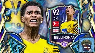 CHEAP BEAST CM??? 92 JUDE BELLINGHAM REVIEW: TEAM OF THE SEASON | FIFA MOBILE 22 TOTS