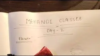 Mehndi classes...🤗 Day-2 #viral #trending #mehndi
