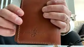 Unboxing my FIRST Jackson Wayne Leather Product - Vegetable Tanned Field Note Journal