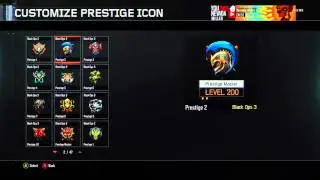 BO3 LEVEL 200!!! SECRET PRESTIGE EMBLEMS!!!