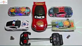 95 MC QUEEN RC CAR AND CAPTAIN AMERICA RC CAR UNBOXING,TESTING/Toy Tank/police  Car/Concept Car