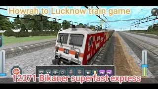 12371/ Bikaner superfast express train game Howrah to Lucknow train game 🚂🚃🚃🚃🚃🚃 #viral #trending  