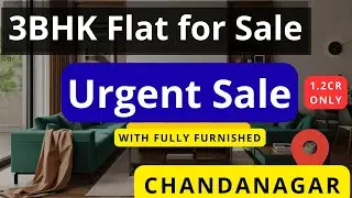 3Bhk Flat for sale at Chandhanagar | Urgent sale #vasavirealty #3bhk 