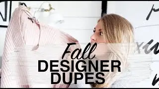 FALL DESIGNER DUPES | CHANEL, GUCCI, ACNE | SINEAD CROWE