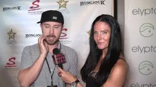 Traci Lynn Cowan with Sam Huntington from Sully & Superman Returns