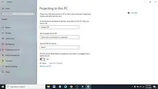 Windows 10: как включить или отключить функцию &laquo;Проецирование на этот компьютер только при подклю...