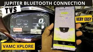 How to connect tvs jupiter 125 smartxonnect | How To Connect Jupiter125 SmartX | #vamcxplore