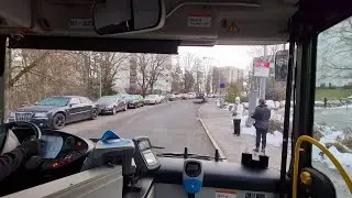 Sweden Stockholm-Bus 185V Ride-From Farsta Centrum To Farsta Ip #147