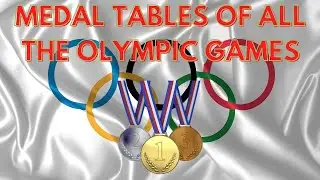 🥇🥈🥉 MEDAL TABLES of all summer OLYMPIC GAMES (until Tokyo 2020)