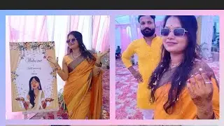 Dhur dhuriya & haldi memories sister wadding vlog 6