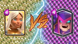BATTLE HEALER Vs MOTHER WITCH - Clash Royale Battle #295