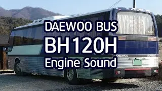 BH120H DAEWOO Bus Engine Sound