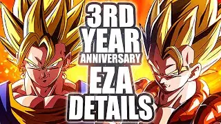 THE *NEW* BEST EZA UNITS IN THE GAME! 3RD ANNIVERSARY LR VEGITO & GOGETA DETAILS! DBZ: Dokkan Battle