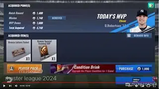 MLB 9 innings 2021 -   Master League 2024  ,  Special  Mission , OffSeason  Event
