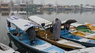 Snowfall in Srinagar Kashmir